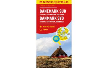 Road Maps Scandinavia MARCO POLO Regionalkarte Dänemark Süd 1:200.000 Mairs Geographischer Verlag Kurt Mair GmbH. & Co.
