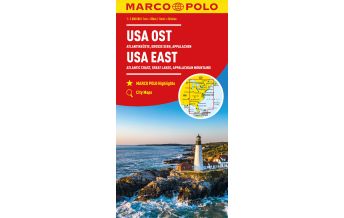 Straßenkarten Nord- und Mittelamerika MARCO POLO Kontinentalkarte USA Ost 1:2 Mio. Mairs Geographischer Verlag Kurt Mair GmbH. & Co.