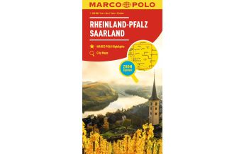 Straßenkarten Deutschland MARCO POLO Regionalkarte Deutschland 10 Rheinland-Pfalz, Saarland 1:200.000 Mairs Geographischer Verlag Kurt Mair GmbH. & Co.