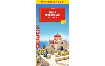 Road Maps MARCO POLO Reisekarte Griechenland (2-Karten-Set) 1:350.000 Mairs Geographischer Verlag Kurt Mair GmbH. & Co.