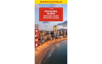 Straßenkarten Europa MARCO POLO Reisekarte Costa Blanca 1:200.000 Marco Polo