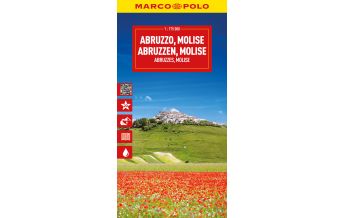 Straßenkarten Italien MARCO POLO Reisekarte Italien 10 Abruzzen, Molise 1:175.000 Mairs Geographischer Verlag Kurt Mair GmbH. & Co.