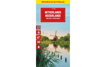 Road Maps MARCO POLO Reisekarte Niederlande 1:275.000 Mairs Geographischer Verlag Kurt Mair GmbH. & Co.
