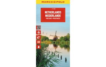 Road Maps MARCO POLO Reisekarte Niederlande 1:275.000 Mairs Geographischer Verlag Kurt Mair GmbH. & Co.