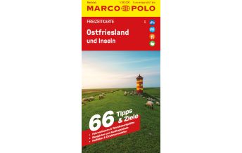 Straßenkarten MARCO POLO Freizeitkarte 5 Ostfriesland und Inseln 1:100.000 Mairs Geographischer Verlag Kurt Mair GmbH. & Co.