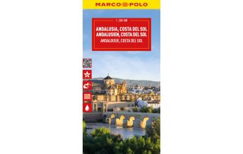 Road Maps Europe MARCO POLO Reisekarte Andalusien, Costa del Sol 1:200.000 Marco Polo