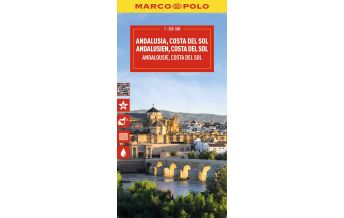 Straßenkarten Europa MARCO POLO Reisekarte Andalusien, Costa del Sol 1:200.000 Marco Polo