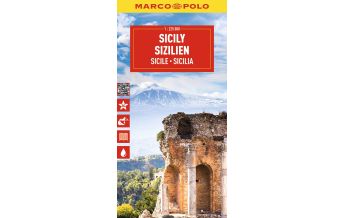 Straßenkarten Italien MARCO POLO Reisekarte Italien 14 Sizilien 1:225.000 Mairs Geographischer Verlag Kurt Mair GmbH. & Co.