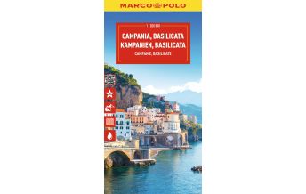Road Maps Italy MARCO POLO Reisekarte Italien 12 Kampanien, Basilicata 1:200.000 Mairs Geographischer Verlag Kurt Mair GmbH. & Co.