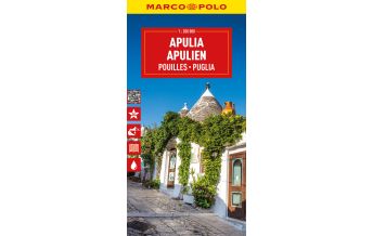 Road Maps Italy MARCO POLO Reisekarte Italien 11 Apulien 1:200.000 Mairs Geographischer Verlag Kurt Mair GmbH. & Co.