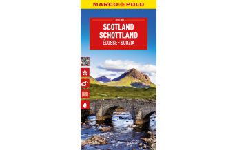 Road Maps United Kingdom MARCO POLO Reisekarte Schottland 1:350.000 Mairs Geographischer Verlag Kurt Mair GmbH. & Co.
