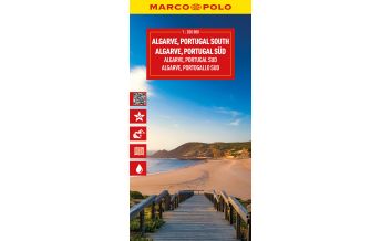 Straßenkarten Portugal MARCO POLO Reisekarte Algarve, Portugal Süd 1:200.000 Mairs Geographischer Verlag Kurt Mair GmbH. & Co.