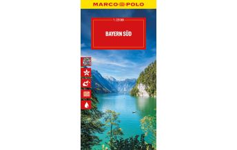 Straßenkarten Deutschland MARCO POLO Reisekarte Deutschland 13 Bayern Süd 1:225.000 ADAC Verlag