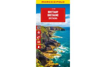 Straßenkarten Frankreich MARCO POLO Reisekarte Bretagne 1:225.000 Mairs Geographischer Verlag Kurt Mair GmbH. & Co.