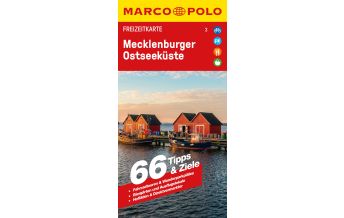 Straßenkarten Deutschland MARCO POLO Freizeitkarte 3 Mecklenburger Ostseeküste 1:100.000 Mairs Geographischer Verlag Kurt Mair GmbH. & Co.