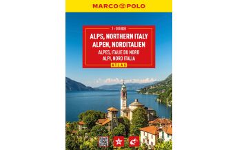 Road & Street Atlases MARCO POLO Reiseatlas Alpen, Norditalien 1:300.000 Mairs Geographischer Verlag Kurt Mair GmbH. & Co.