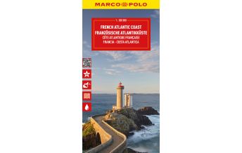 Straßenkarten Frankreich MARCO POLO Reisekarte Französische Atlantikküste 1:300.000 Mairs Geographischer Verlag Kurt Mair GmbH. & Co.