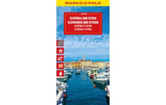 Straßenkarten Slowenien MARCO POLO Reisekarte Slowenien und Istrien 1:250.000 Mairs Geographischer Verlag Kurt Mair GmbH. & Co.