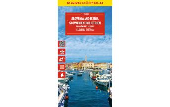 Road Maps Slovenia MARCO POLO Reisekarte Slowenien und Istrien 1:250.000 Mairs Geographischer Verlag Kurt Mair GmbH. & Co.