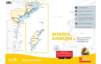 Seekarten Schweden Sportbootkarten Satz 12: Ostküste Schweden 2 (Ausgabe 2024/2025) Delius Klasing Verlag GmbH
