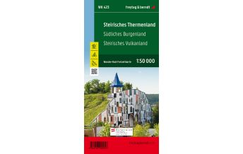 Hiking Maps Styria Steirisches Thermenland - Südliches Burgenland - Steirisches Vulkanland, Wanderkarte 1:50.000, WK 423 Freytag-Berndt und ARTARIA
