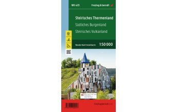 Hiking Maps Styria Steirisches Thermenland - Südliches Burgenland - Steirisches Vulkanland, Wanderkarte 1:50.000, WK 423 Freytag-Berndt und ARTARIA