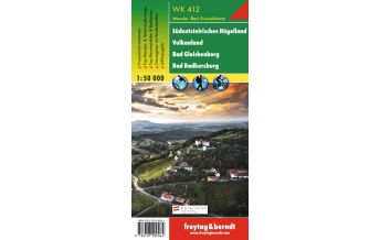 Cycling Guides WK 412 Südoststeirisches Hügelland - Vulkanland - Bad
Gleichenberg - Bad Radkersburg, Wanderkarte 1:50.000 Freytag-Berndt und ARTARIA