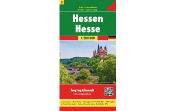 Road Maps Germany f&b Auto + Freizeitkarte 5, Hessen 1:200.000 Freytag-Berndt und ARTARIA