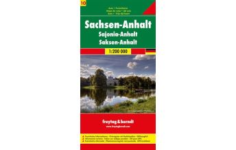 Straßenkarten Deutschland Sachsen-Anhalt 1:200.000, Auto- und Freizeitkarte, freytag & berndt Freytag-Berndt und ARTARIA