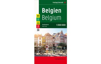 Road Maps Belgium Belgien, Autokarte 1:300.000 Freytag-Berndt und ARTARIA
