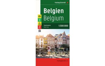 Straßenkarten Belgien Belgien, Autokarte 1:300.000 KOMPASS freytag & berndt