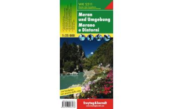 Wanderkarten Südtirol & Dolomiten WK S511 Meran und Umgebung, Wanderkarte 1:25.000 KOMPASS freytag & berndt