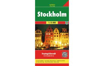 Stadtpläne Stockholm, Stadtplan 1:15.000 KOMPASS freytag & berndt