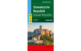 Straßenkarten Slowakei Slowakische Republik, Autokarte 1:400.000 KOMPASS freytag & berndt
