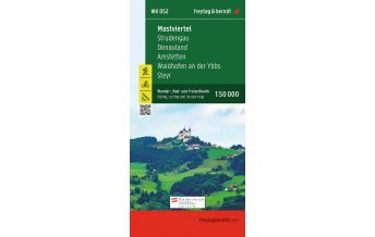 Wanderkarten Oberösterreich WK 052 Mostviertel - Strudengau - Donauland - Amstetten - Waidhofen a.d. Ybbs - Steyr, Wanderkarte 1:50.000 KOMPASS freytag & berndt