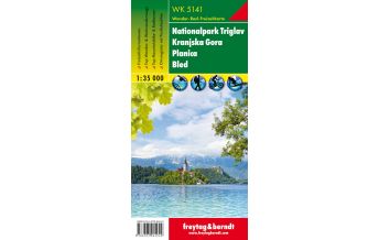 Hiking Maps Slovenia WK 5141 Nationalpark Triglav - Kranjska Gora - Planica - Bled, Wanderkarte 1:35.000 Freytag-Berndt und ARTARIA