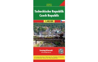 Road Maps Czech Republic Tschechische Republik, Autokarte 1:400.000 Freytag-Berndt und ARTARIA