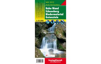 Hiking Maps Lower Austria WK 5012 Hohe Wand - Schneeberg - Biedermeiertal - Gutenstein, Wanderkarte 1:35.000 Freytag-Berndt und ARTARIA