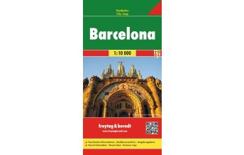 Stadtpläne Stadtplan Barcelona 1:10.000 KOMPASS freytag & berndt