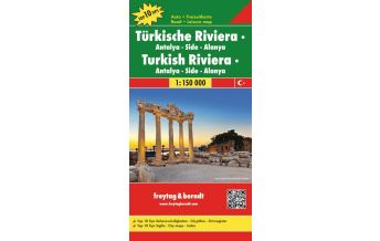 Straßenkarten f&b Autokarte Türkische Riviera - Antalya - Side - Alanya 1:150.000 Top 10 Tips KOMPASS freytag & berndt