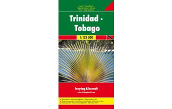 Straßenkarten f&b Autokarte Trinidad - Tobago 1:125:000 KOMPASS freytag & berndt