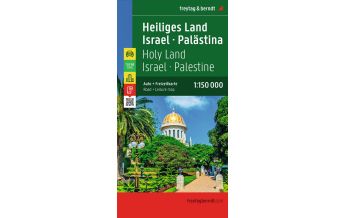 Straßenkarten Naher Osten f&b Autokarte Heiliges Land - Israel - Palästina 1:150.000 KOMPASS freytag & berndt
