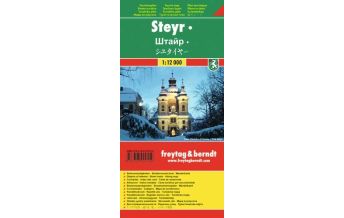City Maps Steyr Touristenplan 1:12.000 Freytag-Berndt und ARTARIA