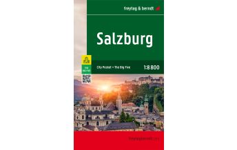 City Maps Salzburg, City Pocket + The Big Five Freytag-Berndt und ARTARIA