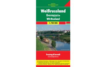 Straßenkarten Weißrussland, Autokarte 1:700.000 KOMPASS freytag & berndt