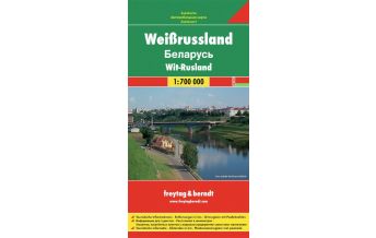 Straßenkarten Weißrussland, Autokarte 1:700.000 KOMPASS freytag & berndt