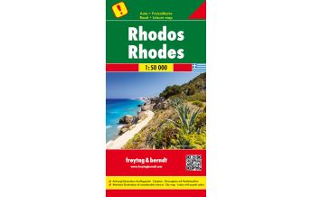 Straßenkarten Griechenland freytag & berndt Auto + Freizeitkarte Griechenland, Rhodos 1:50.000 KOMPASS freytag & berndt