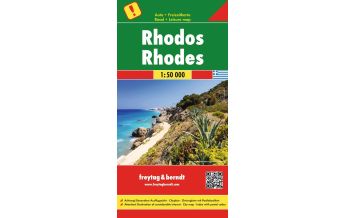 Straßenkarten Griechenland freytag & berndt Auto + Freizeitkarte Griechenland, Rhodos 1:50.000 KOMPASS freytag & berndt