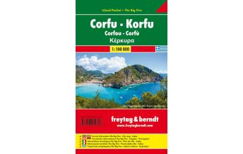f&b Straßenkarten freytag & berndt Island Pocket + The Big Five Griechenland, Korfu 1:100.000 Freytag-Berndt und ARTARIA