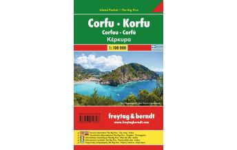 Straßenkarten Griechenland freytag & berndt Island Pocket + The Big Five Griechenland, Korfu 1:100.000 KOMPASS freytag & berndt
